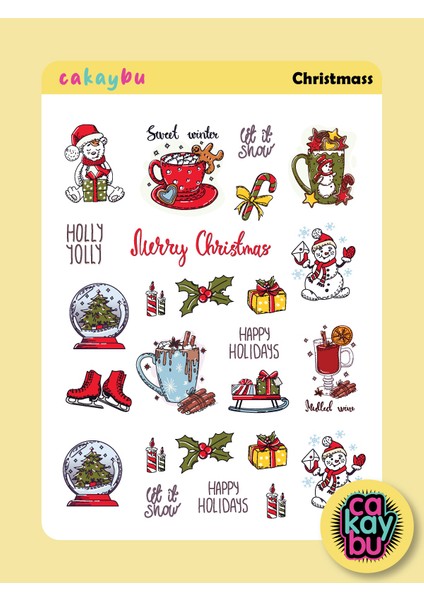 Christmass Sticker modelleri