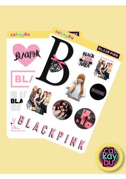 Black Pink Sticker
