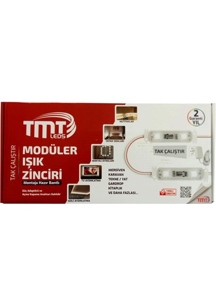 5 mt Tak Çalıştır Modüler Işık Zinciri Gizli Aydınlanma ve Dekorasyon Için LED Işık