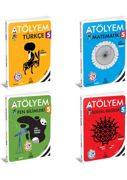 5.Sınıf Türkçe + Matematik + Fen + Sosyal Akıllı Atölyem Seti