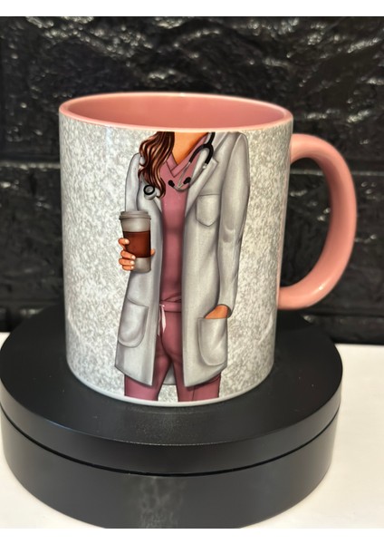 Kadın Doktor Mug Baskılı Kupa