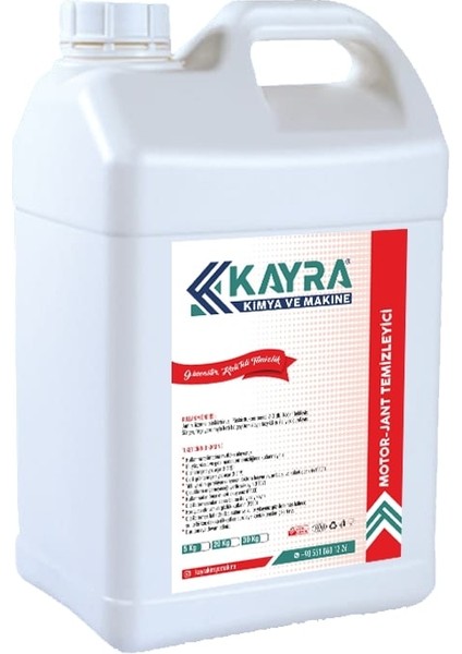 Kayra Motor Jant Temizleyici 5 Lt