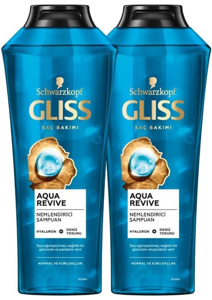 Aqua Revive Hyaluron ve Deniz Yosunu Içeren Nemlendirici Şampuan 500 ml x 2 Adet fiyatları