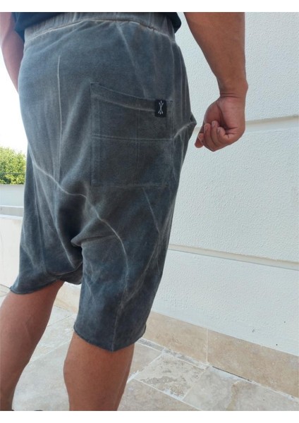 Capotrio Erkek Özel Tasarım Vintage Şalvar Şort modelleri