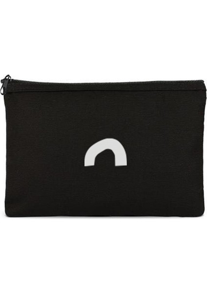 Arch Baskılı Clutch Makyaj Çantası