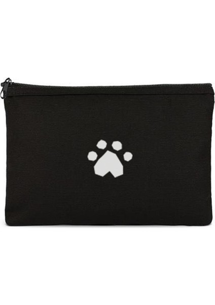 Pati Baskılı Clutch Makyaj Çantası