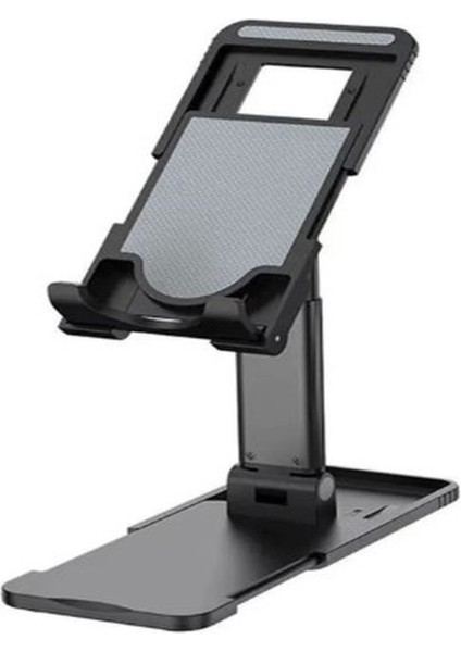 Evrensel Teleskopik Katlanabilir Telefon Tablet Standı 4 - 11 Inç Ebatlar Arası Katlanabilir Stand
