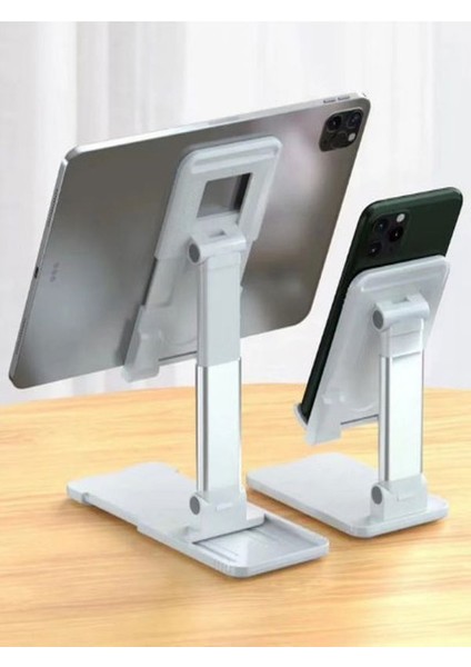 Evrensel Teleskopik Katlanabilir Telefon Tablet Standı 4 - 11 Inç Ebatlar Arası Katlanabilir Stand fiyatları