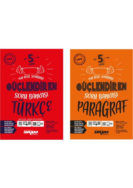 5.Sınıf 2'Li Soru Bankası Seti Türkçe + Paragraf