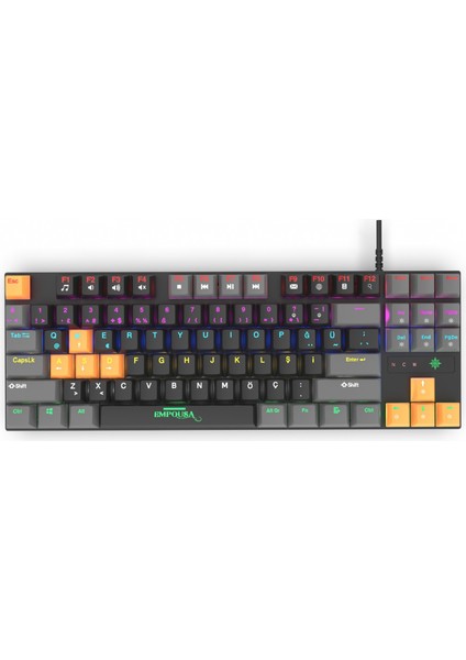 IKG-439 Empousa Red  Switch Full Rgb Mechanıcal  Keyboard