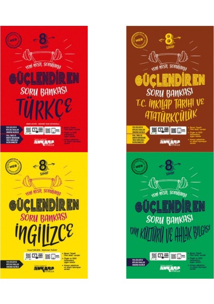 8.Sınıf LGS Sözel Soru Bankası Seti Türkçe,Sosyal,Ingilizce,Din Kültürü