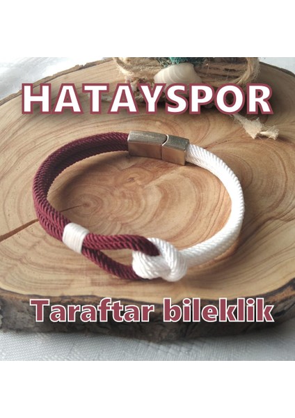 Hatayspor  Taraftar Bileklik Magnet Kapama Tao Düğüm 18/19/20/21/22 Cm.