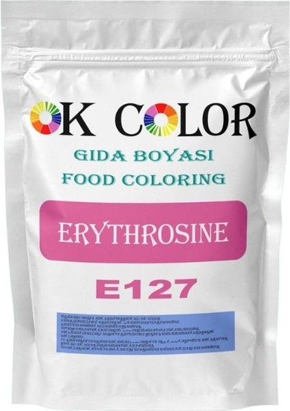 Erythrosine E127 Eritrosin Pembe Toz Gıda Boyası 10 gr