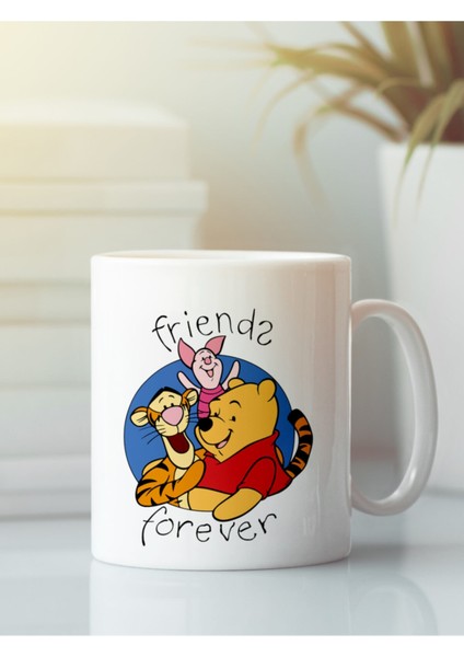Hislendik Beyaz Kupa Bardak Winnie The Pooh