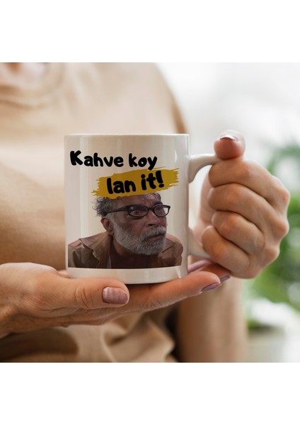 Prf. Abuzer Kömürcü Kahve Koylan It Kupa Bardak