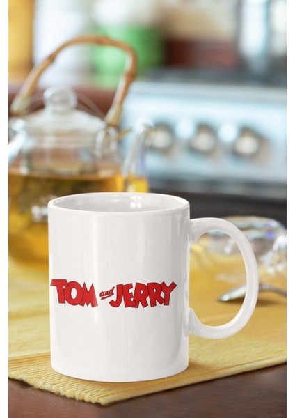 Tom And Jerry Baskılı Porselen Kupa Bardak