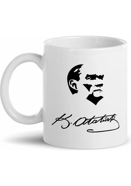 Atatürk Baskılı Kupa Bardak D04 fiyatları