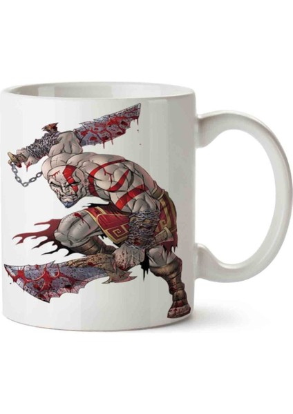 Ascension God Of War Kratos Porselen Kupa Bardak