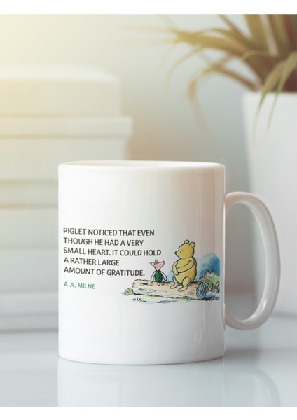 Beyaz Kupa Bardak Winnie