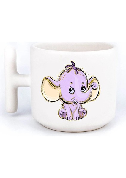 Winnie The Pooh Iyor (Eeyore) 2'li El Yapımı T Kulplu Fincan