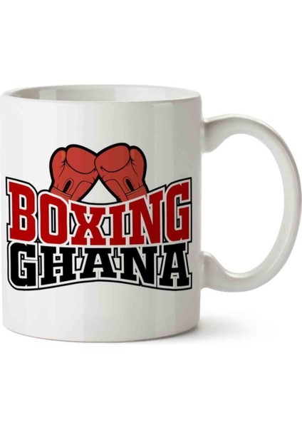 Boxing Ghana Porselen Kupa Bardak
