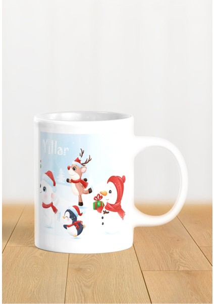 Hediyelik Yeniyıl / Yılbaşı / Noel Baba Baskılı Kupa Bardak fiyatları