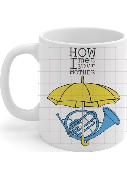 How I Met Your Mother Blue Horn Baskılı Kupa Bardak