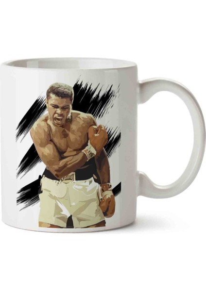 Muhammed Ali 3 Porselen Kupa Bardak