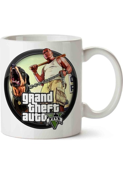 Grand Theft Auto Porselen Kupa Bardak