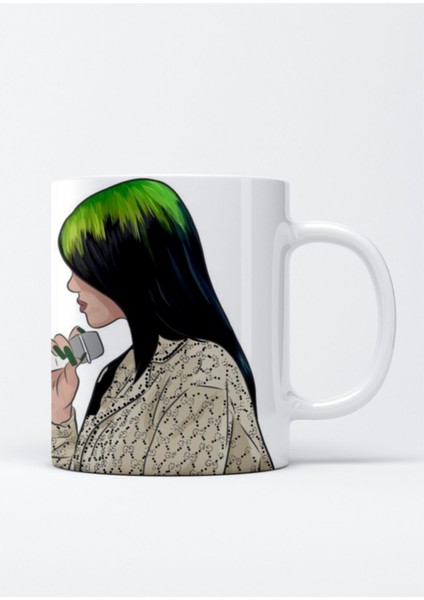 Billie Eilish Baskılı Kupa Bardak modelleri