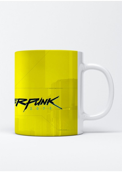 Cyberpunk 2077 Baskılı Porselen Kupa Bardak modelleri