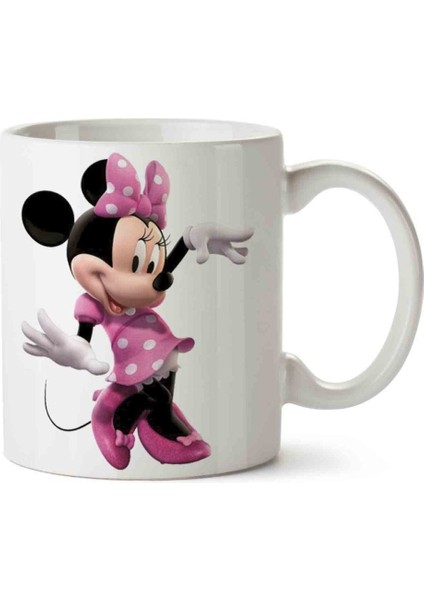 Minnie Mouse 3 11 Porselen Kupa Bardak