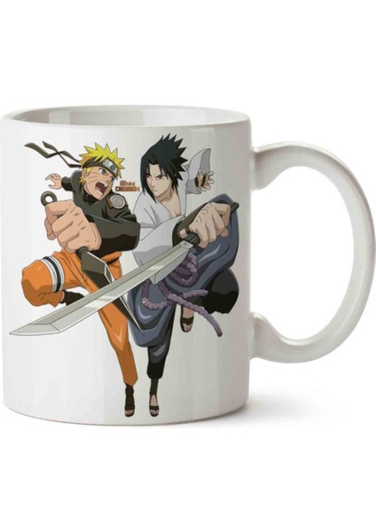 Naruto Shippuden Ultimate Ninja Storm Sasuke Porselen Kupa Bardak