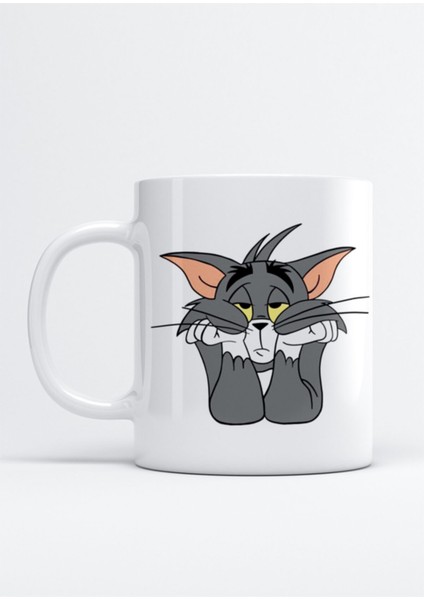 Tom ve Jerry Baskı Porselen Kupa Bardak