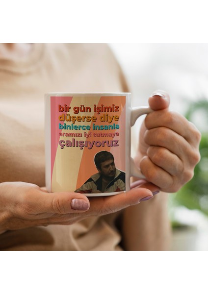 Gibi Dizisi Yılmaz ve Ilkkan Motto Kupa Bardak MODEL12