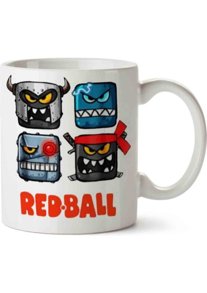 Redball Porselen Kupa Bardak