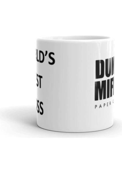 Dunder Mifflin, World's Best Boss, The Office Tv Show Kupa Bardak