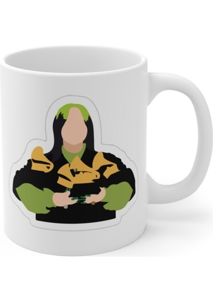 Billie Eilish Baskılı Kupa Bardak