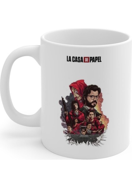 La Casa De Papel Tv Series Art Baskılı Kupa Bardak