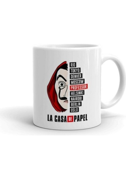 La Casa De Papel Baskılı Kupa