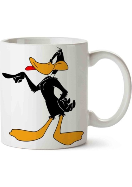 Daffy Duck Donald Duck Bugs Bunny Cartoon Porselen Kupa Bardak