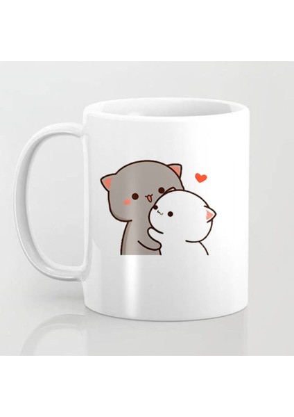 Mochi Cat Motto Sevgili Aşk Kupa