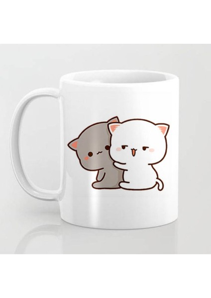 Mochi Cat Motto Sevgili Aşk Kupa