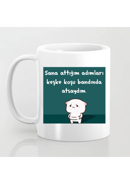 Mochi Cat Motto Sevgili Aşk Kupa