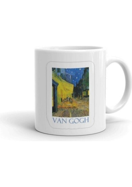 Cafe Terrace At Night By Van Gogh Baskılı Kupa/bardak