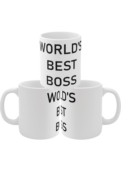 The Office Worlds Best Boss Baskılı Kupa Bardak