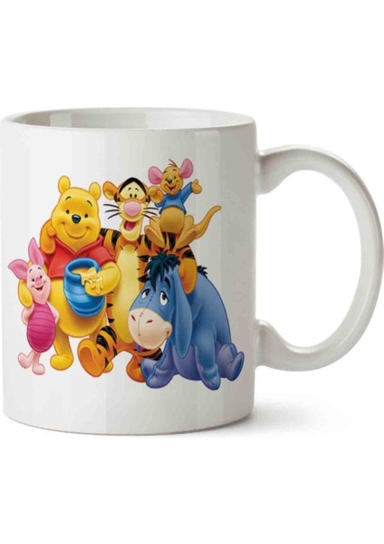 Winnie The Pooh Porselen Kupa Bardak
