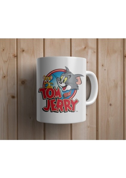 Tom And Jerry Baskılı Kupa Bardak