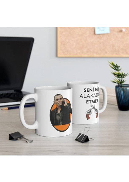 Memati Baş Seni Hiç Alakadar Etmez Tasarımlı Kupa Hediyelik Eşya Hediyelik Kupa