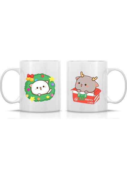 Mochi Cat Motto Sevgili Aşk Kupa